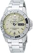 SEIKO Men's Silver-tone Seiko 5 Sports Automatic Watch with Luminous Dial. Model: SNZE17