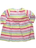 Fairgroup Stripe Long Sleeve Dress by Zutano - Multi-colored - 0-6 Mths