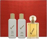 Enigma by Alexandra de Markoff for Women 3 Piece Set Includes: 1.7 oz Essence Mist + 4.0 oz Perfumed Body Lotion + 4.0 oz Perfumed Foaming Body Wash