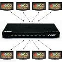 Neet&reg; - 1x8 Port HDMI SPLITTER BOX (1 input 8 way output) - Active Distribution Amplifier - v1.3b 1080p Full HD - Display HD on 8 TVs