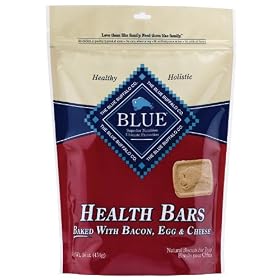 Blue Buffalo Health Bars for Dogs, Bacon, Egg and Cheese, 16-Ounce Bag