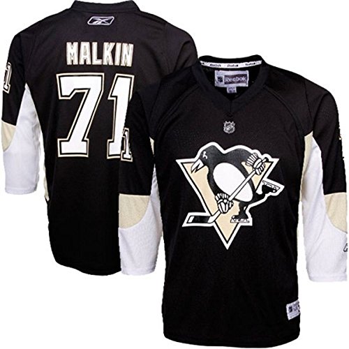 NHL Reebok Evgeni Malkin Pittsburgh Penguins Youth Replica Jersey - Black