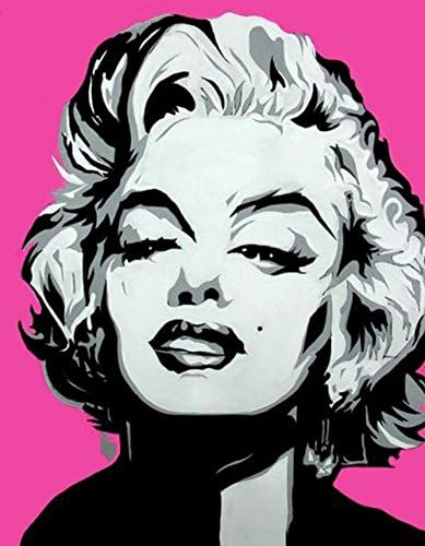 16x20 Marilyn Monroe Acrylic Pop Art Portrait Painting On Canvas