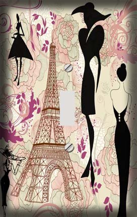 Fashions of Paris Decorative Switchplate Cover