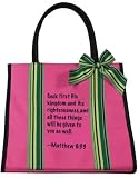 Inspirational Tote -Seek first His kingdom and His righteousnes