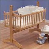Saplings Little Angels Swinging Crib White