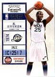 2010 11 Playoff Contenders Plates & Patches Basketball Card # 24 Al Jefferson Utah Jazz In a Protective Screwdown Display Case!