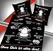 SHEEPWORLD: OHNE DICH IST ALLES DOOF - Bettwäsche mit Wendekissen, schwarz, 100% Mikrofaser (80x80xm/135x200cm)