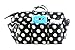 Periea Handbag Organizer Black With White Polka Dots - Natasha