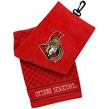 NHL Ottawa Senators Embroidered Tri-Fold Golf Towel - Red