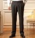 Info/Buy Collezione Flat Front Grey Plain Trousers