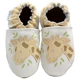 Robeez Infant/Toddler Giraffe Soft Sole Crib Shoe