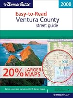 Thomas Guide 2008 Ventura County, California Easy to Read Street Guide (Ventura County, California Street Guide)