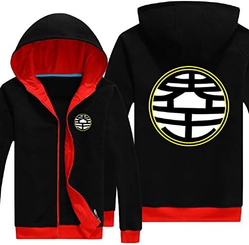 Cosole Dragon Ball Z Goku Kame Symbol Zip-Up Adult Hoodie Cosplay Costume