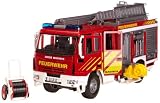Dickie Spielzeug 203444537 - Iveco Feuerwehrfahrzeug, circa 30 cm, rot/wei�