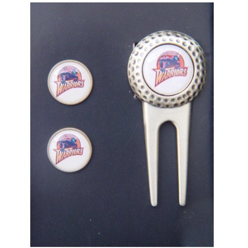 Golden State Warriors Divot Tool Golf Ball 2 Marker Set
