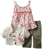 Young Hearts Baby-Girls Infant Floral Jacket Set