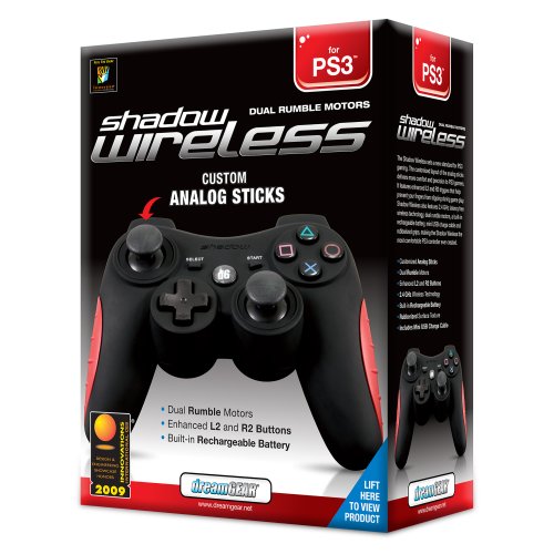 PS3 Shadow Wireless Controller with Rumble