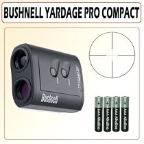 Bushnell Yardage Pro 800 Compact Rangefinder w/ AAA Batteries