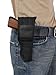 Barsony Nylon Gun Flap Holster for Full Size 9mm 40 45 Semi-Autos