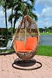 Talya - Outdoor Wicker Swing Chair - Great Hammocks - Model - DL 0018-AB