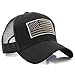US Flag Patch Tactical Style Mesh Trucker Baseball Cap Hat