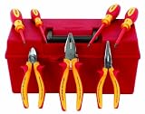 Wiha 32899 8 Piece 1000 Volt Insulated Pliers and Screwdriver Set