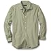 Legend Wash Long-Sleeve Patterned Poplin Shirt (Regular XL Light Stem Green)