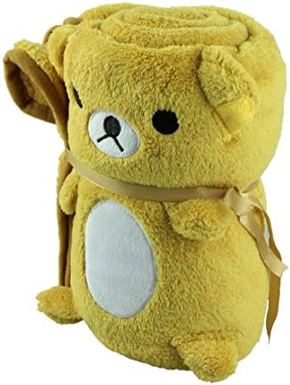 Voberry®autumn Baby Kids Cartoon Animal Coral Fleece Blanket Super Soft Bedding Sleeping (Orange)