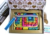 Harajuku Lovers By Gwen Stefani  Cha Ching  Squaresville Multipurpose Wallet With  Audible  Holiday Gift Box * 08 Holiday Limited Collection *