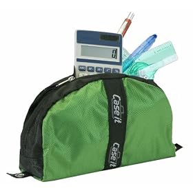 Case-it Pencil Pouch with Zipper for Binders, Green, 9 inch x 11 inch, PEN-05-GRN