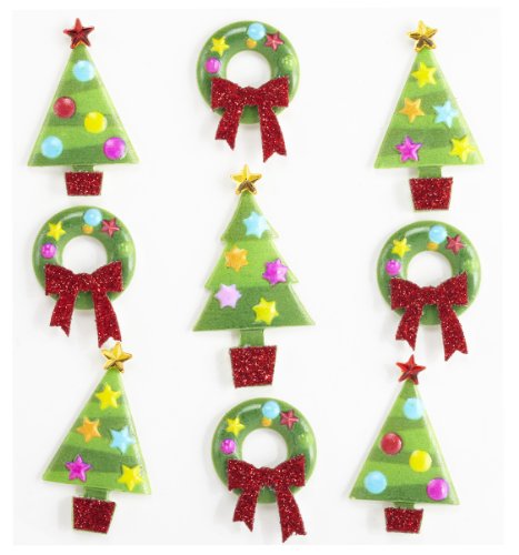 Jolee's Boutique Christmas Trees Cabochons