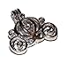 Princess Carriage Bead Cage - Old School Geekery Brand Jewelry Making Supplies - Hollow Silver Plated Bead Cage Pendant - Create your own Pearls, Stones, Rocks, Perfume and Essential Oil Scent Diffusing Necklace