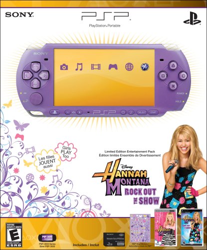 PSP 3000 Limited Edition Hannah Montana Entertainment Pack
