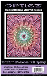 Opticz Infinity Atom Blacklight Reacttive Tapestry