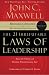The 21 Irrefutable Laws of Leadership