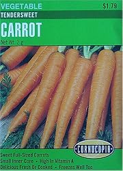 Carrot Tendersweet Seeds 700 Seeds