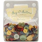 Autumn Leaves Foof-A-La Bag-O-Buttons 6-Ounce, Play Time
