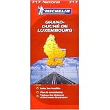 Michelin Map No. 717 Grand Duche de Luxembourg, Scale 1:150,000 (Michelin Guides and Maps)