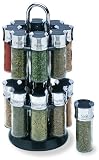 Olde Thompson 16-Jar Chrome Carousel Spice Rack