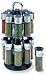Olde Thompson 16-Jar Chrome Carousel Spice Rack