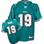 Ted Ginn Jr. Jersey: Reebok Aqua Replica #19 Miami Dolphins Jersey