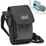 Protective Case For Sanyo VPC-AS102, VPC-CS1, VPC-CG10, VPC-HD2000A, VPC-SH1, VPC-SG2 Camcorders and More ***Includes Convenient Shoulder Strap, Brush Air and Micro Fiber Cleaning Cloth***