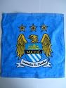 OFFICIAL MANCHESTER CITY FC CRESTED FACE CLOTH FLANNEL