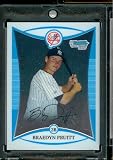 2008 Bowman Chrome Prospects # BP72 Braedyn Pruitt - New York Yankees (XRC - Extended Rookie Card) - MLB Baseball Card in Protective Screw Down Display Case!