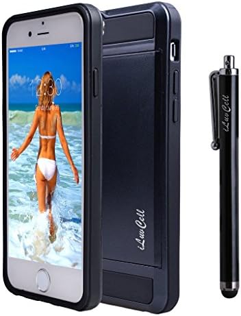 iPhone 6S Case, iPhone 6 Case, iLuvCell(TM) Wallet Case for iPhone 6/6S 4.7 inch (Black)