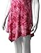 Doublju Women Short Sleeve Scoop Neck All Over Tie-dye Tunic Top