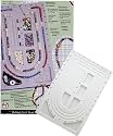 Bead Board Grey Flocked Beading Stringing Jewelry Tool
