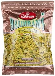 Haldiram Hara Chiwda, 14.12-Ounce Pouch (Pack of 5)