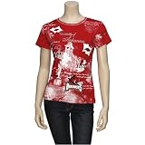 Arkansas Razorbacks Ladies Cardinal Rhinestone T-shirt